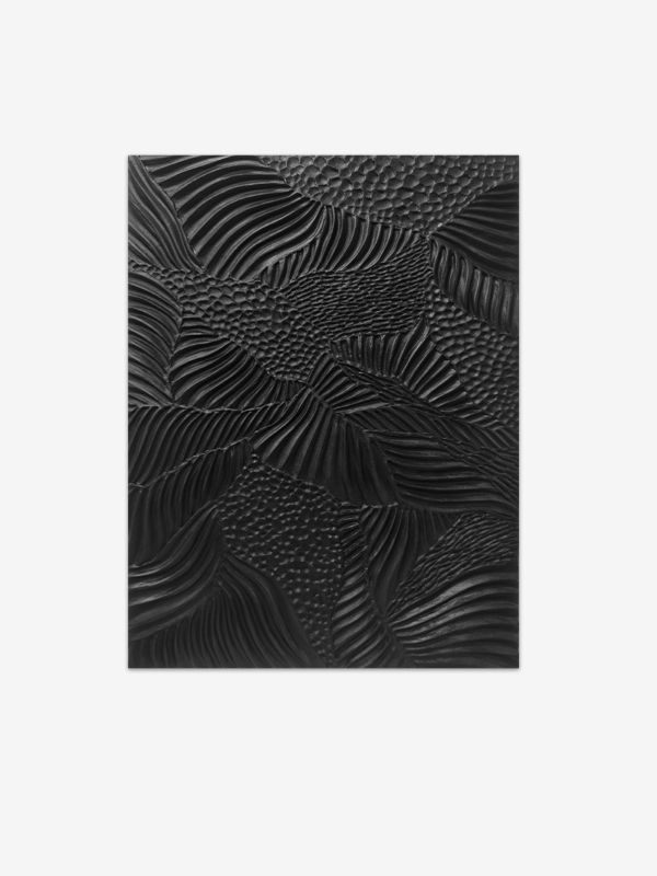 černý strukturální abstraktní obraz