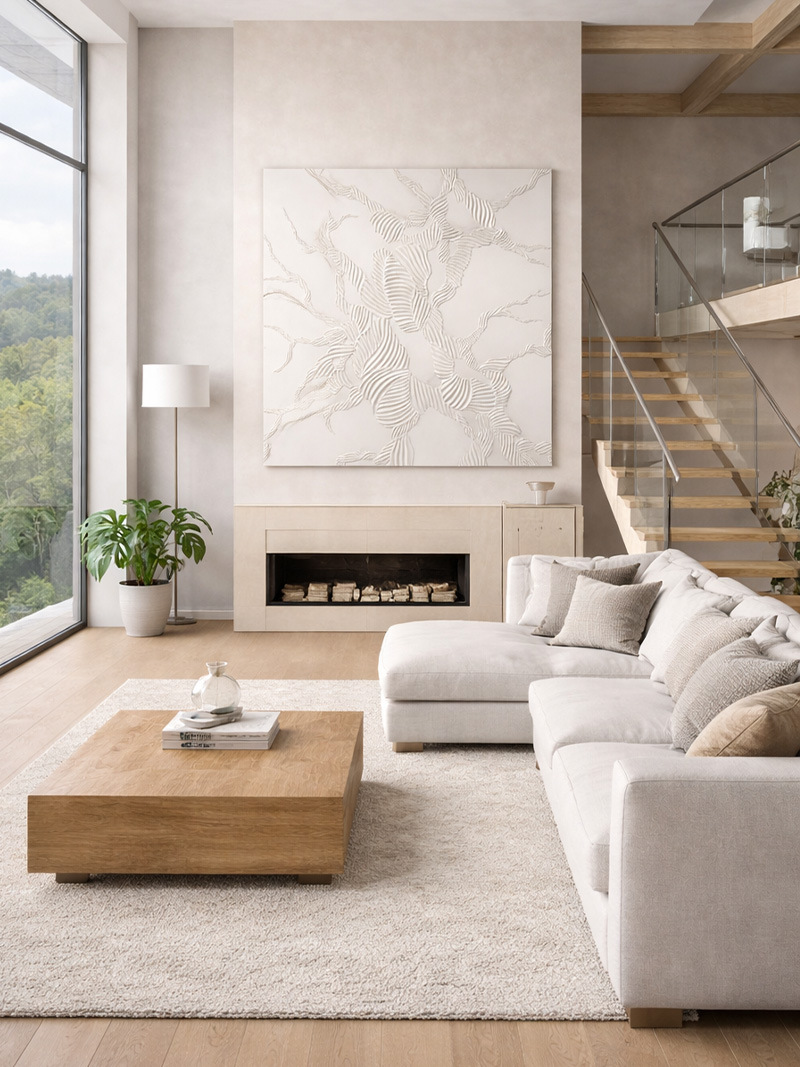 světlý oragnický strukturální obraz, abstrakce, obraz kořeny, krémový obraz